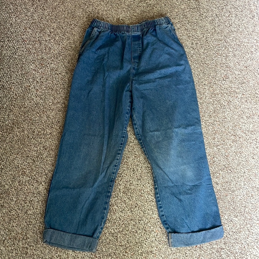 Vintage elastic waistband jeans